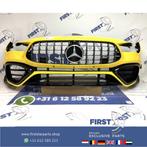 W118 CLA 45 CLA45S AMG GT VOORBUMPER GEEL COMPLEET CLA45 AER, Gebruikt, Voor, Mercedes-Benz, Ophalen of Verzenden
