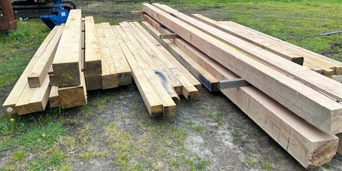 Eiken balken 10x10 - 15x15 - 20x20, Doe-het-zelf en Bouw, Hout en Planken, Nieuw, Eiken, Ophalen