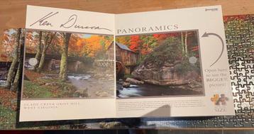 Prachtige Panorama puzzel 500 stuks Grist Mill Virginia beschikbaar voor biedingen