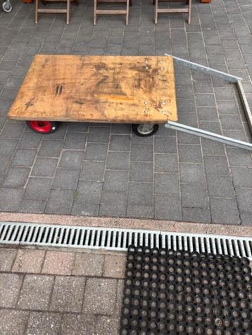 transportwagentje 1mx0,65m 25cm hoog beschikbaar voor biedingen