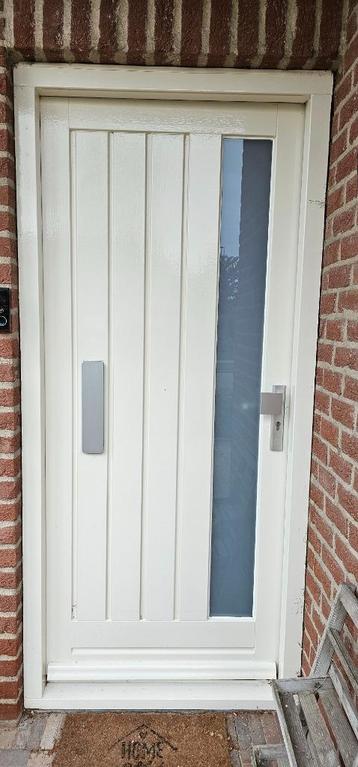 Hardhouten Voordeur - geïsol brievenbus, dubbel glas, 3 sleu beschikbaar voor biedingen
