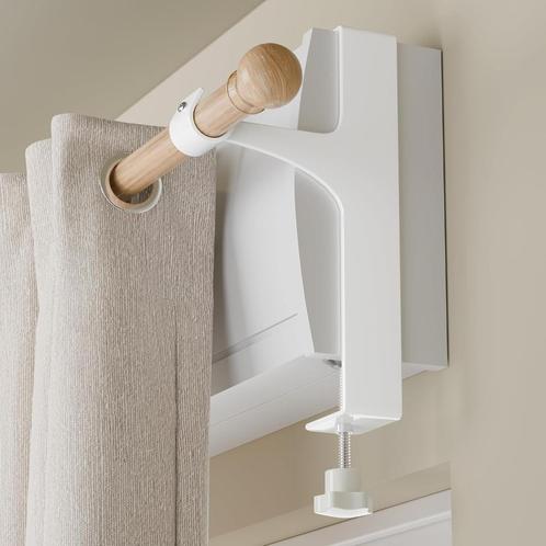 Set van 2 gordijnroedehouders – montage op rolluikkast, Huis en Inrichting, Overige Huis en Inrichting, Nieuw, Ophalen