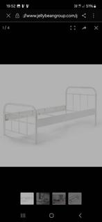 Vipack bed van 90x200cm Boston wit metalen model, Kinderen en Baby's, Ophalen, Zo goed als nieuw