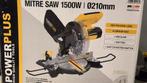 Powerplus MITRE SAW 1500W Afkort- en verstekzaag - Zaag, Doe-het-zelf en Bouw, Ophalen, Zo goed als nieuw, 1200 watt of meer, PowerPlus