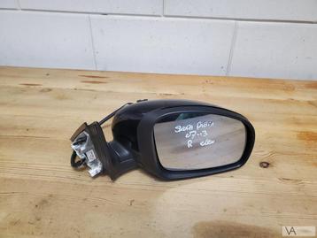 Skoda Fabia 2007 - 2013 spiegel rechts elektrisch zwart €30 beschikbaar voor biedingen