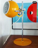 Gele space age eye ball tafellamp jaren 70, Antiek en Kunst, Ophalen of Verzenden