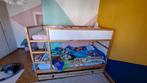 Deux lits KURA fixés en un lit superposé, Huis en Inrichting, Slaapkamer | Stapelbedden en Hoogslapers, Ophalen, Gebruikt, Stapelbed