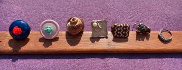 Assortiment van 7 ringen, ook in zilver beschikbaar voor biedingen