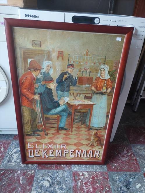 affiche Elixir De Kempenaar 1903, E. Godfrinon, Antiquités & Art, Art | Autres Art, Enlèvement