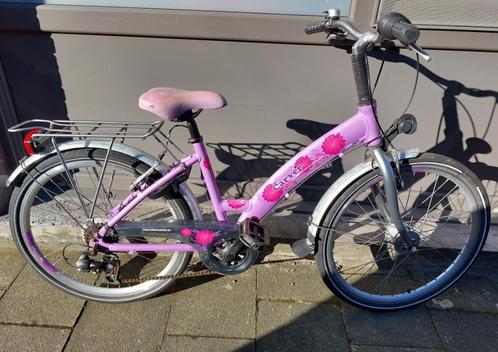 Alu Meisjesfiets Carver 24", Fietsen en Brommers, Fietsen | Meisjes, Gebruikt, 24 inch, Handrem, Versnellingen, Ophalen