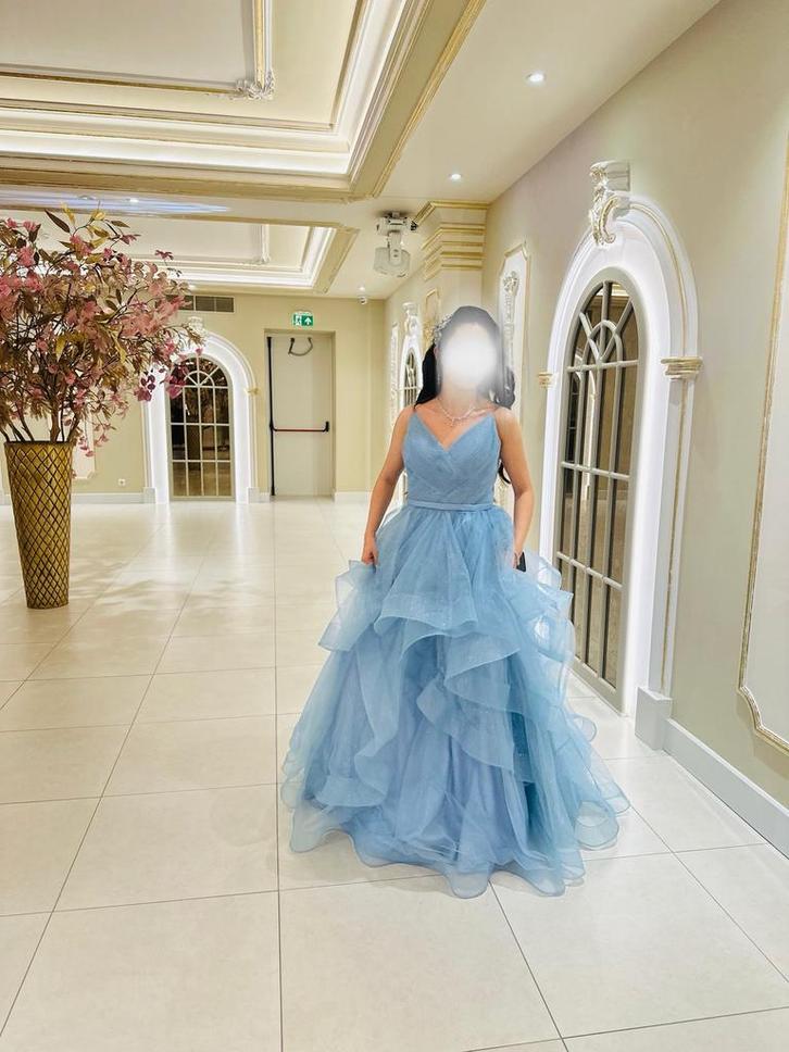 Blauwe Gala jurk / Feest Jurk, Kleding | Dames, Trouwkleding en Trouwaccessoires, Nieuw, Bruidsmeisjeskleding, Blauw, Ophalen of Verzenden