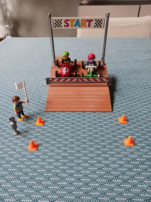 Playmobil set 4141 go-kartrace., Kinderen en Baby's, Speelgoed | Playmobil, Complete set, Ophalen of Verzenden