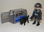 Playmobil politie met hond en bench, Enlèvement ou Envoi, Comme neuf, Ensemble complet