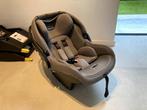 Autostoel Martinelli taupe leder + 2x isofix base, Kinderen en Baby's, Autostoeltjes, Overige merken, 0 t/m 13 kg, Zo goed als nieuw