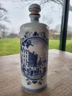 Delfts blauwe jeneverfles, Ophalen of Verzenden