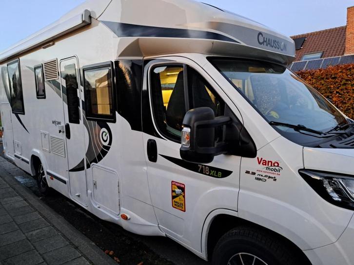camper Chausson 718XLB - 2018 bieden vanaf 47500, Caravans en Kamperen, Mobilhomes, Particulier, tot en met 5, Half-integraal