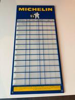 Vintage Michelin spanningstabel, Ophalen of Verzenden
