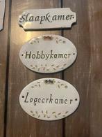 Te koop oude plaatjes voor deur, Huis en Inrichting, Woonaccessoires | Tekstborden en Spreuken, Ophalen, Zo goed als nieuw