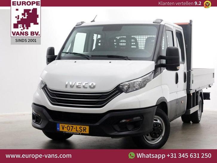 Iveco Daily 35C14 136pk E6 Open Laadbak D.C. Trekhaak 3500kg, Auto's, Bestelwagens en Lichte vracht, Bedrijf, ABS, Airconditioning