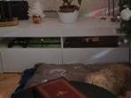 Meuble tv blanc laqué, Maison & Meubles, Enlèvement, Comme neuf