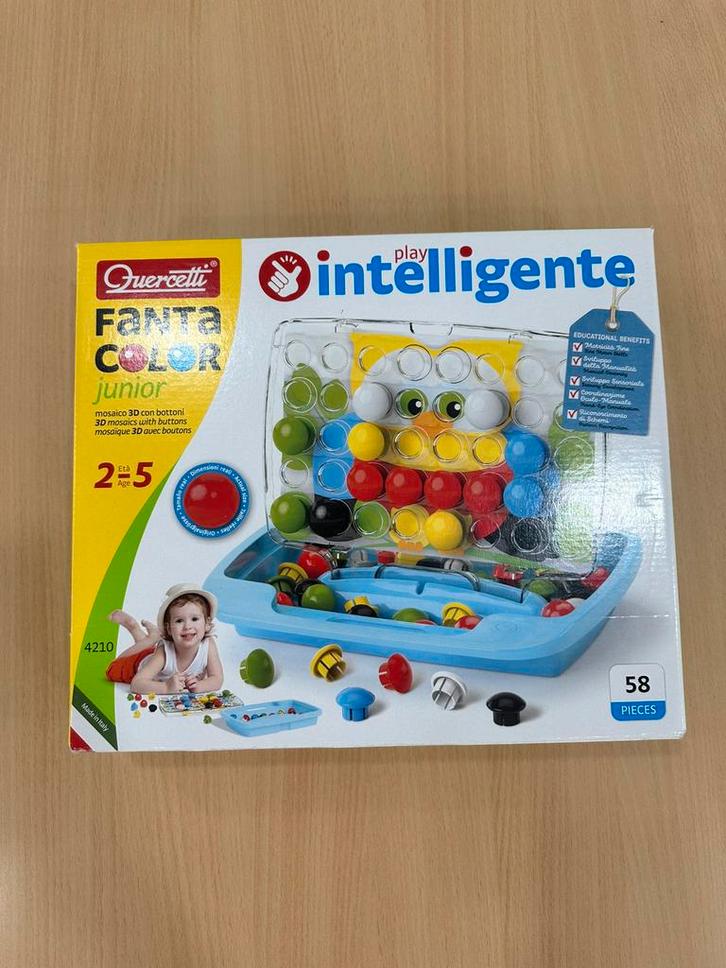SET GROTE MOZAÏEKEN Ø 3,2 cm Pixel Junior, Kinderen en Baby's, Speelgoed | Educatief en Creatief, Gebruikt, Ophalen