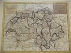 1732 landkaart SUISSE or SWITZERLAND H. Moll gravure ets, Ophalen of Verzenden, Landkaart