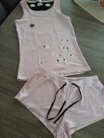 H&M roze setje met schapen - Small, Vêtements | Femmes, Pyjamas, Comme neuf, Taille 36 (S), H&M, Enlèvement ou Envoi