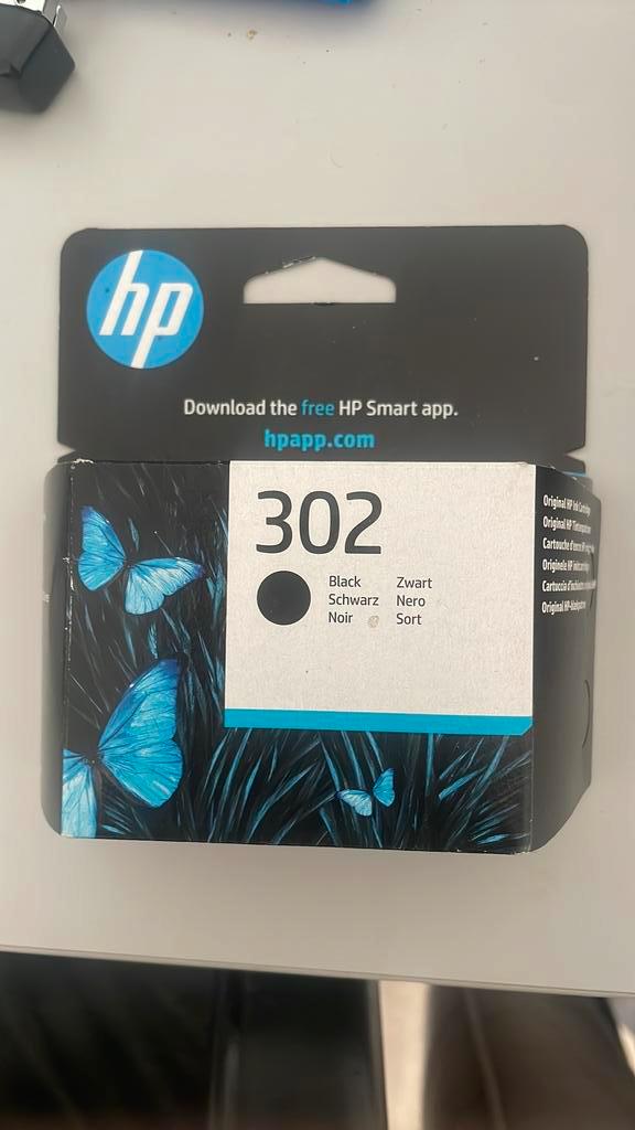 HP 302 originele zwarte inktcartridge, Computers en Software, Printerbenodigdheden, Cartridge, Ophalen