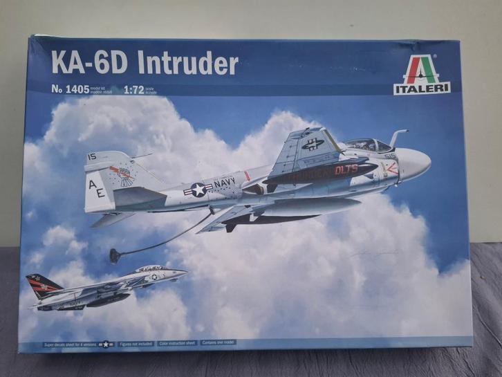 ITALERI GRUMMAN KA-6D INTRUDER vliegtuigmodel nr. 1405 1/72, Hobby en Vrije tijd, Modelbouw | Vliegtuigen en Helikopters, Vliegtuig