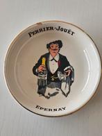 Vintage Perrier-Jouët aardewerk asbak jaren 60 Gemaakt in Fr, Ophalen of Verzenden