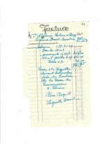 Ancienne facture 1955, Ophalen of Verzenden, Gebruikt