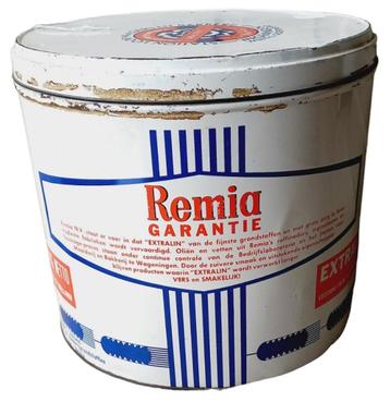 blikken doos "Remia Extralin". beschikbaar voor biedingen