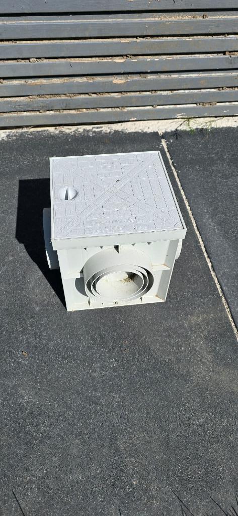 Martens inspectieput 20x20x cm met deksel, Doe-het-zelf en Bouw, Buizen en Afvoer, Zo goed als nieuw, Overige typen, PVC, Ophalen
