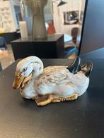 Canard en céramique émaillée – Pièce décorative naturaliste, Collections, Collections Animaux, Enlèvement ou Envoi, Comme neuf