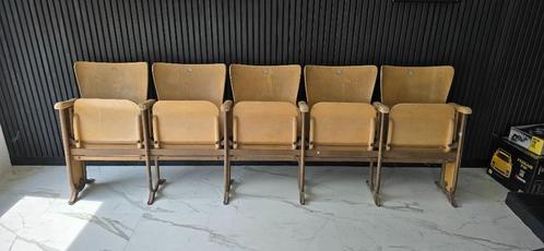 Vintage cinemastoelen, Antiek en Kunst, Antiek | Meubels | Stoelen en Sofa's, Ophalen