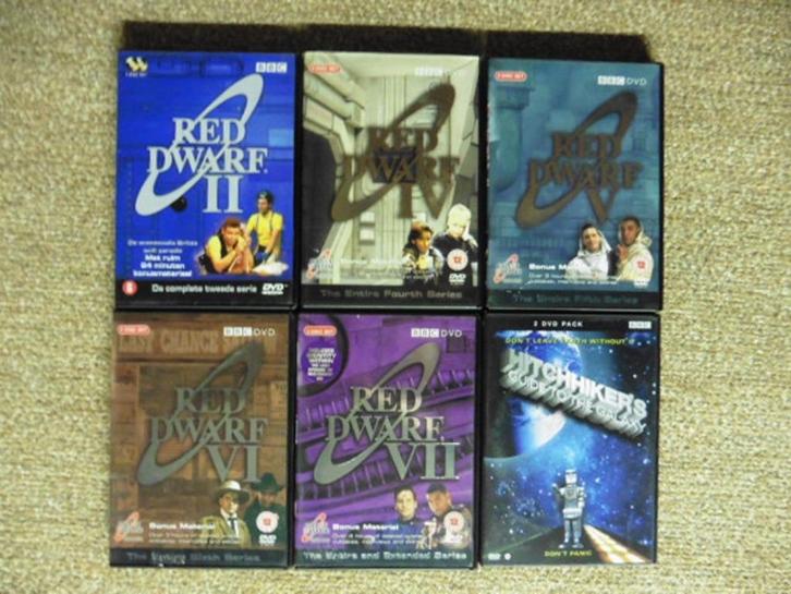 Red Dwarf Dvd Collectie + Bonus, Cd's en Dvd's, Dvd's | Science Fiction en Fantasy, Zo goed als nieuw, Science Fiction, Boxset