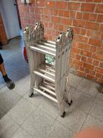 Clovan aluminium universele vouwladder / reformladder, Enlèvement, Comme neuf, Échelle