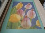 puzzel 900 stuks -anne geddes-tulpen met kinderhoofdjes-, Gebruikt, Ophalen of Verzenden