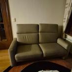 Gebruikte lederen zetels, Huis en Inrichting, Ophalen, Gebruikt, 125 tot 150 cm, Tweepersoons