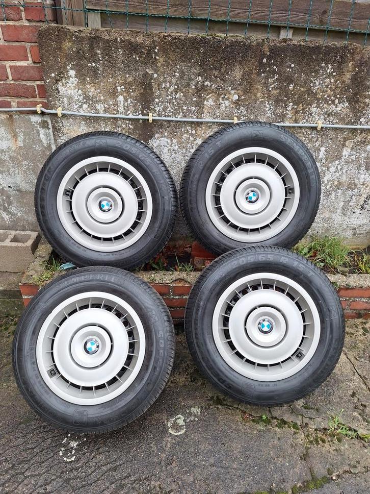 Jantes hiver Bmw E34 ou E39 serie5, Auto-onderdelen, Banden en Velgen, Band(en), Winterbanden