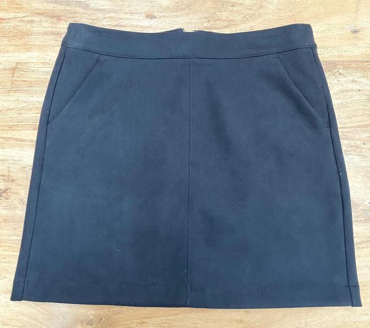 Rokken in denim-look en wollen rok, Kleding | Dames, Rokken, Zo goed als nieuw, Maat 38/40 (M), Zwart, Ophalen