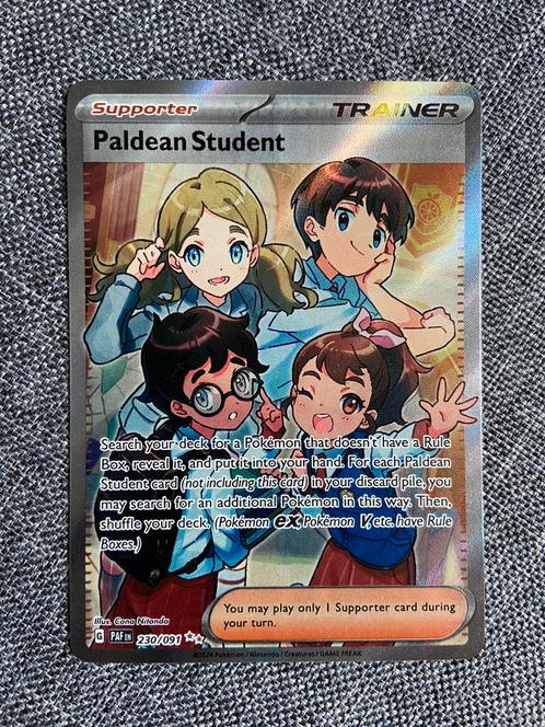 Paldean student 230 - Paldean Fates, Hobby & Loisirs créatifs, Jeux de cartes à collectionner | Pokémon, Comme neuf, Enlèvement ou Envoi