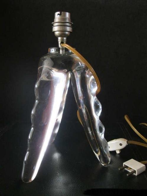 Opmerkelijke tripode lamp 1950-1960 - Daum., Antiek en Kunst, Antiek | Verlichting, Ophalen