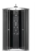 Douchecabine FULL BLACK, Ophalen