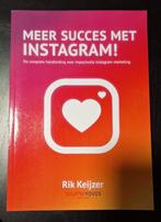 Meer succes met instagram, Comme neuf, Rik Keijzer, Enlèvement ou Envoi
