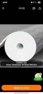 A vendre 7 rouleaux de vnyl 200cm sur 60cm jamais placé gris, Enlèvement ou Envoi, Comme neuf