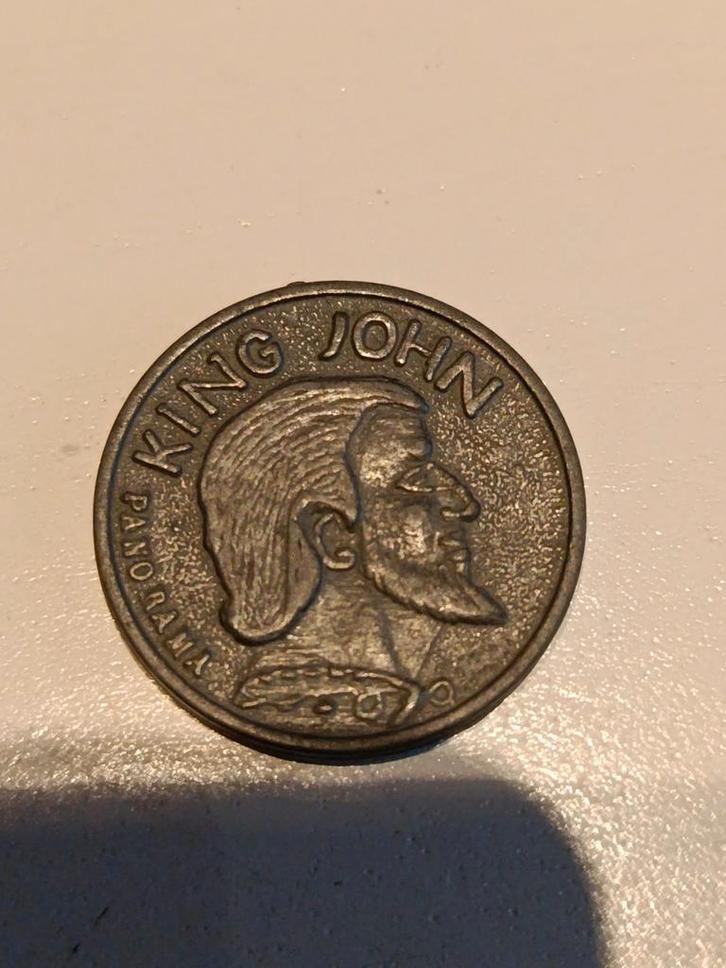 Koning Jan van Engeland (King John). , Postzegels en Munten, Munten | België, Ophalen