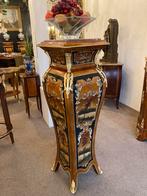 Prachtige marqueterie staander 1m35 hoog, Enlèvement