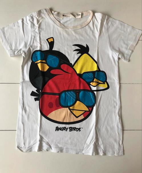 t-shirt blanc H&M Angry Birds 134 140, Enfants & Bébés, Vêtements enfant | Taille 134, Utilisé, Garçon ou Fille, Chemise ou À manches longues