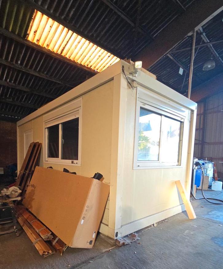 Bureel container kantoorunit bureaucontainer werfkeet bouw, Doe-het-zelf en Bouw, Containers, Ophalen